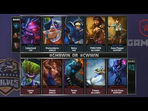 GMB vs CW Game 2 Highlights - GAMBIT GAMING vs COPENHAGEN WOLVES - Week 6 EU LCS SUMMER 2015