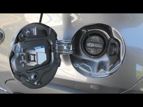 Lexus UX (2019-2024): How To Open Stuck Gas/Fuel Tank Door From Inside The Trunk?