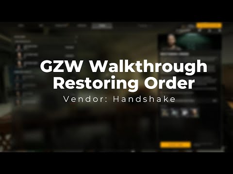 GZW Task Handshake Restoring Order