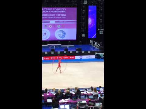 RIZATDINOVA Ganna, UKR. Ribbon, AA. ECh Minsk'15