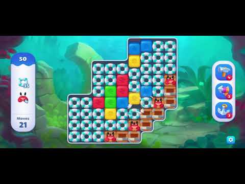 FISHDOM BLAST LEVEL 50 ~ No boosters