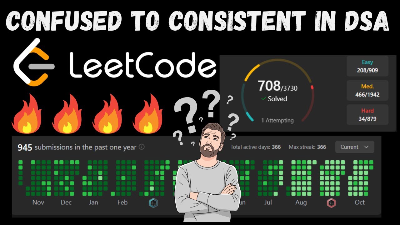 I solved 700+ Leetcode problems. | Consistent in DSA