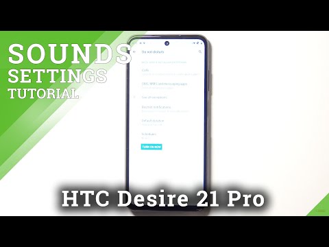 How to Find Sound Settings in HTC Desire 21 Pro – Open Sound Settings