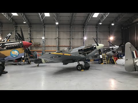 Spitfire Takeoff - Duxford 22/10/2019
