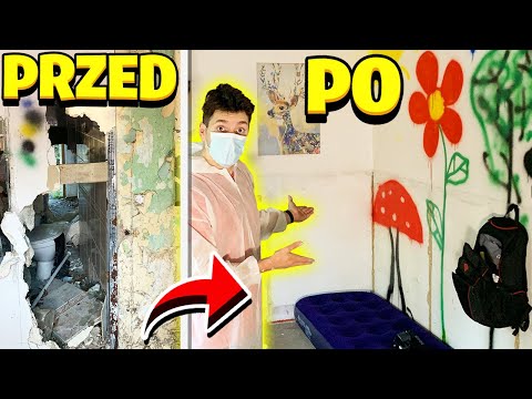 WYREMONTOWALIŚMY OPUSZCZONY DOMEK LETNISKOWY! *Spędzimy Tam Noc?!*
