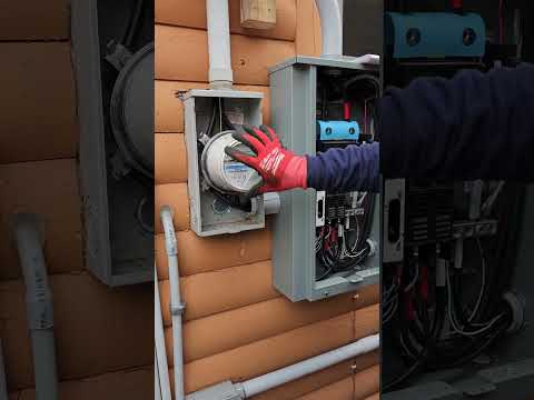 Kohler 20 KW Stanby Generator 200 Amp Automatic transfer switch terminations. #electrical #generator