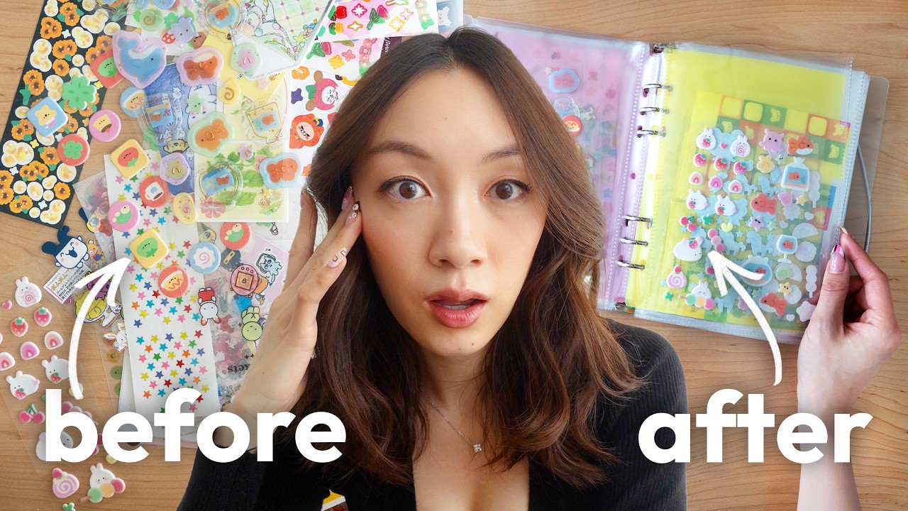 Organizing All My Stickers (because i have too many)