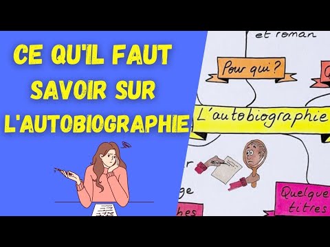 RÉCITS AUTOBIOGRAPHIQUES  : ce qu'il faut connaître !