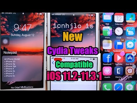 Top 5 New Awesome Cydia Tweaks Compatible iOS 11.2-11.3.1