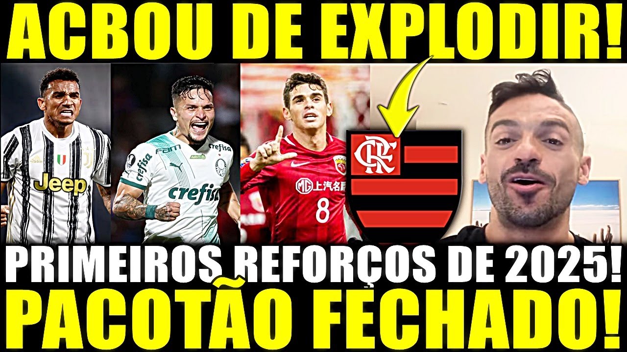 ACABA DE EXPLODIR!! PACOTÃO FECHADO! PRIMEIROS REFORÇOS DE 2025! VENÊ SOLTOU A BOMBA PRA NAÇÃO!