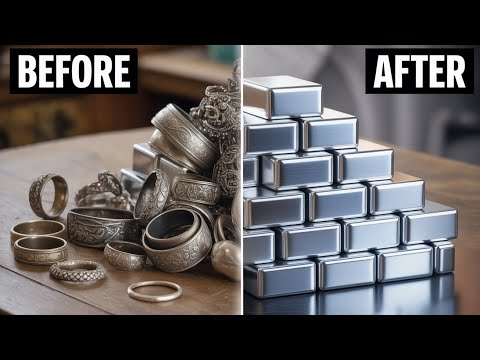 How to Refine Silver at Home From Jewelry & Rings | Pure Silver Recovery.