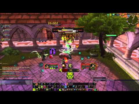 Three warlocks and a useless tank.