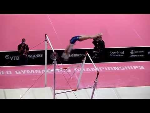 Spiridonova Daria barres RUS qualif mondiaux Glasgow 2015