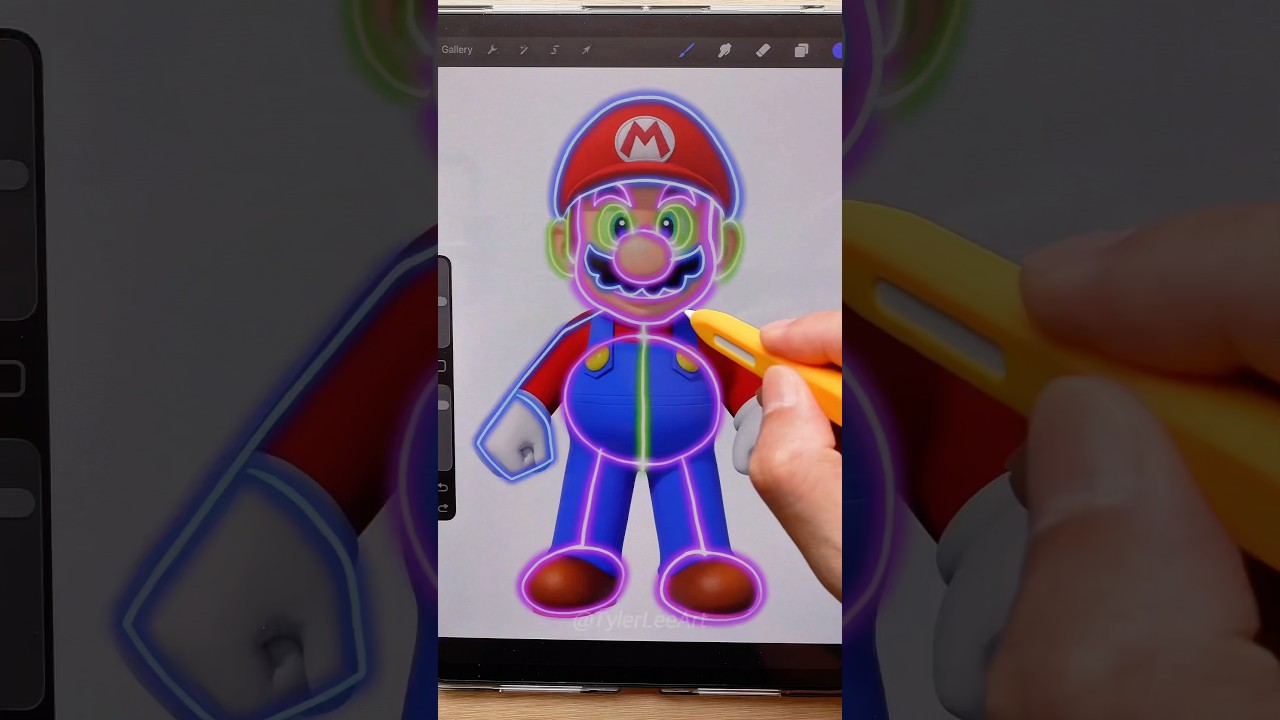 How to Draw Mario? 🍄✏️ #supermario #drawing #art