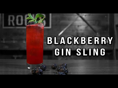 Blackberry Gin Sling | Easy Cocktails With Gin | Booze on The Rocks