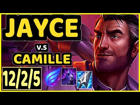 ODOAMNE (JAYCE) vs CAMILLE - 12/2/5 KDA TOP GAMEPLAY - EUW Ranked GRANDMASTER
