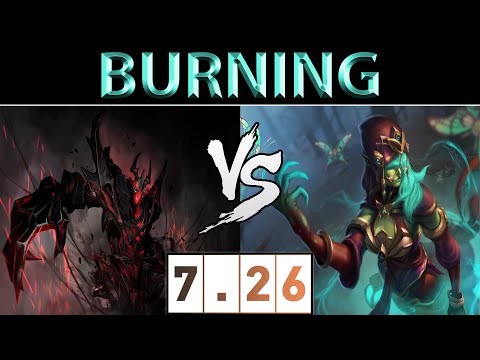 BurNIng [Shadow Fiend] vs [Death Prophet] ► CN Ranked ► Dota 2 7.26