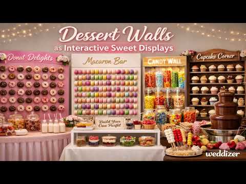 Dessert Walls That WOW ???? |Viral Wedding Trend You NEED to See in 2026!