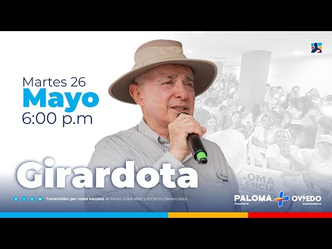 Uribe en Girardota, Antioquia