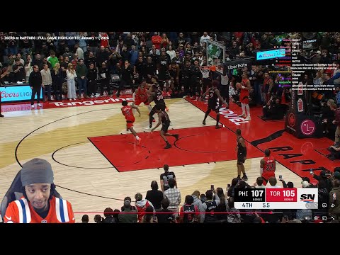 FlightReacts To 76ERS at RAPTORS | FULL GAME HIGHLIGHTS | January 11, 2026