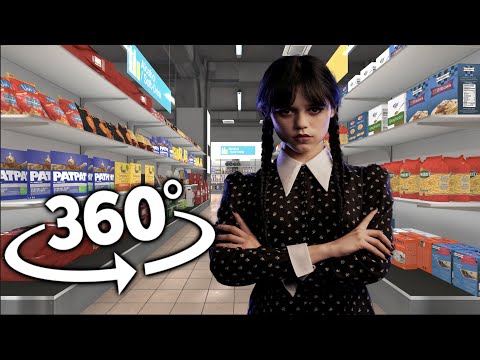 Wednesday Addams 360° - Supermarket | VR/360° Experience