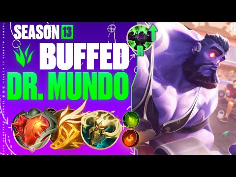 MUNDO JUNGLE CAN'T DIE: Why He Is OP For Junglers To Climb! (How to build, play, and CARRY in S13!)