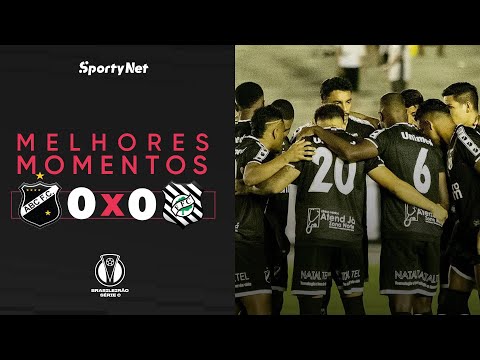 MUITAS CHANCES, NENHUM GOL - ABC 0x0 Figueirense - Melhores Momentos Série C 2025