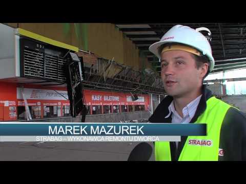 Kolej TV 25.08.2010 - Straty po powodzi. Remonty dworców w stolicy.