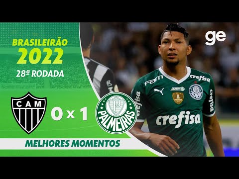 Gols e lances de Atlético Mineiro x Palmeiras