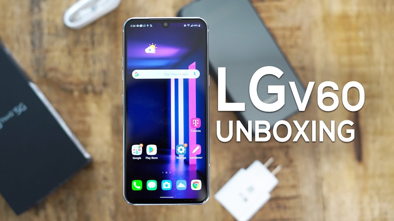 LG V60 unboxing & first look