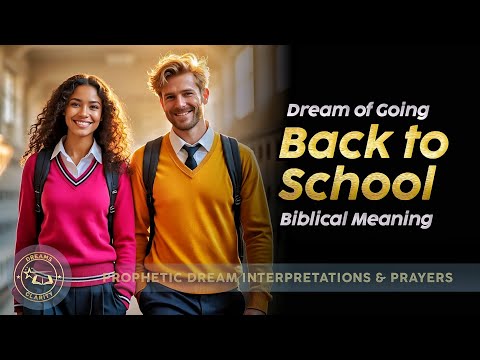 SCHOOL In Dreams - Dream of Being BACK In School Spiritual Meaning