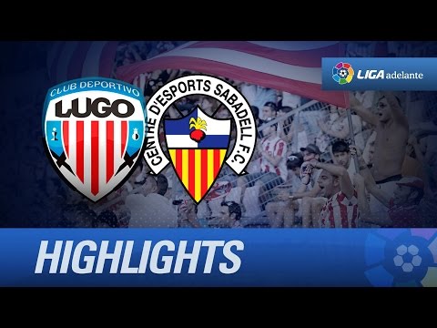 Resumen de CD Lugo (2-1) CE Sabadell - HD