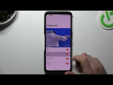 How To Customize Watermark On Asus Rog Phone 6D