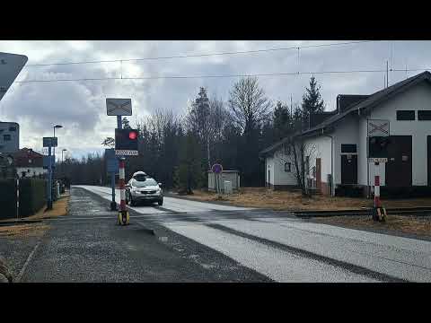 Železničné priecestie Vysoké Tatry - Tatranská Lomnica (ŽSR Trať 184 TEŽ) (SK) 27.2.2025.