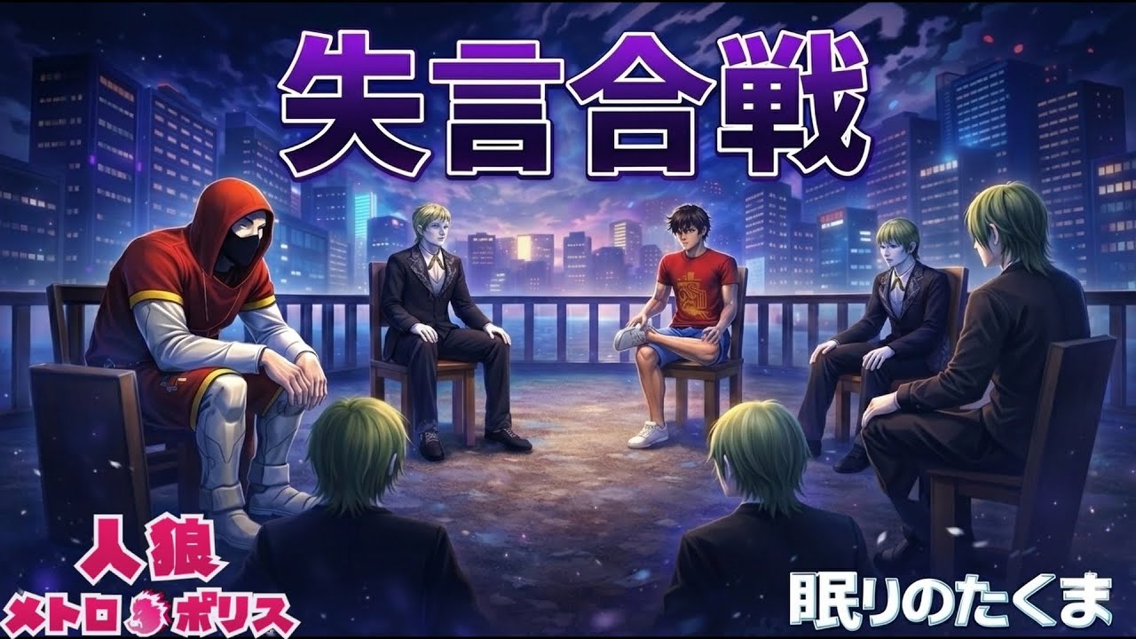 【人狼メトロポリス】「それ言っちゃダメ！」役職の失言で全員パニック状態に…