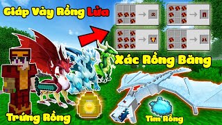 MINECRAFT LUYỆN RỒNG TẬP 11 | CHẾ TẠO GIÁP BẰNG VẢY RỒNG LỬA, ĐÁNH BẠI RỒNG BĂNG VÀ ẤP TRỨNG RỒNG