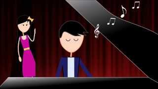 王光良- 童话 (Michael Wong- Fairy Tale), with English Translation, Music Lyric Video (Powerpoint Style)