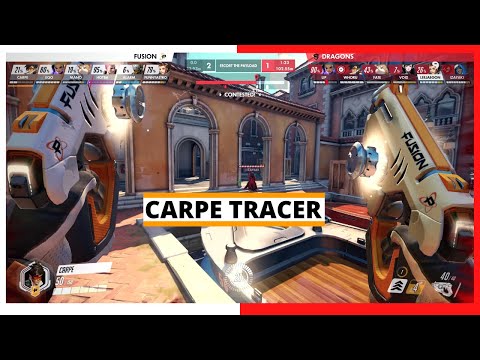 CARPE TRACER POV | Fusion vs Dragons | Overwatch League Season 2021 Countdown Cup Qualifiers