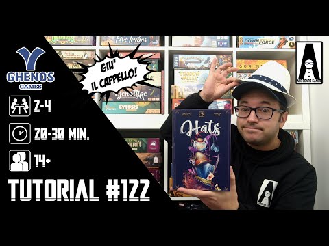HATS [Tutorial #122] Il gioco di carte facile e veloce che ci porta al tavolo del Cappellaio Matto!