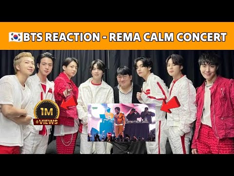 Rema - Calm Down (Live Performance 2022) (BTS REACTION)