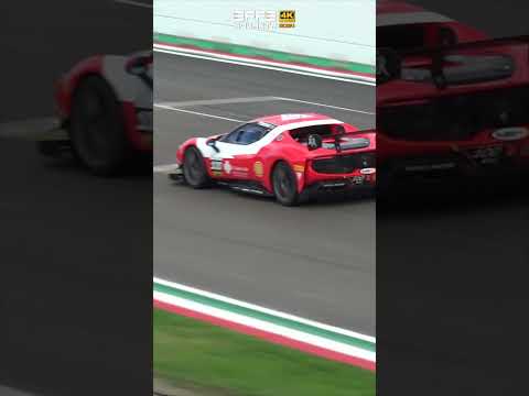 FERRARI 296 CHALLENGE - FINALI MONDIALI IMOLA | 2024 HQ #shorts