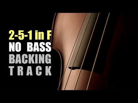 2-5-1 Jazz Backing Track in F major [NO BASS] - 130bpm