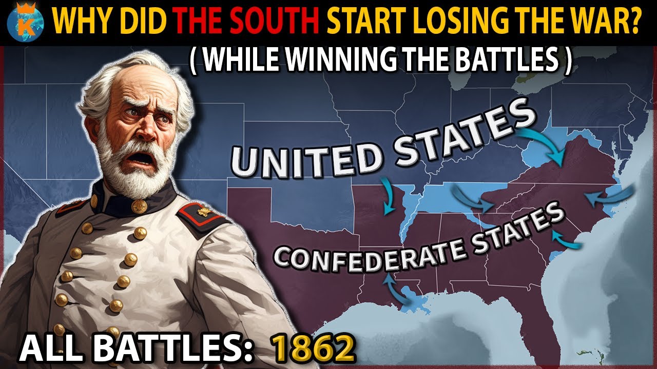 Why did The Confederates Lose Despite Their Big Military Victories? - The American Civil War (1862)