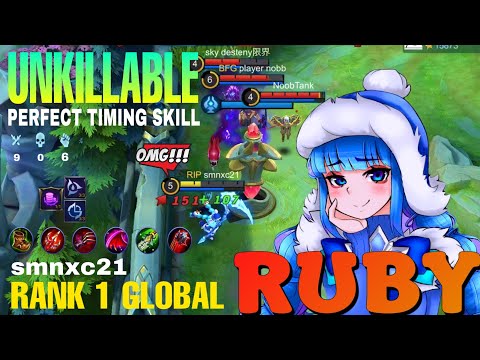 Top global ruby unkillable fighter | insane lifesteal ruby best build | top 1 global ruby by smnxc21