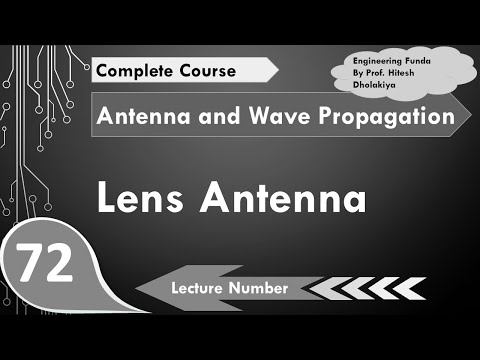 Lens Antenna basics Radiation Applications in Antenna and Wave Propagation by Engineering Funda