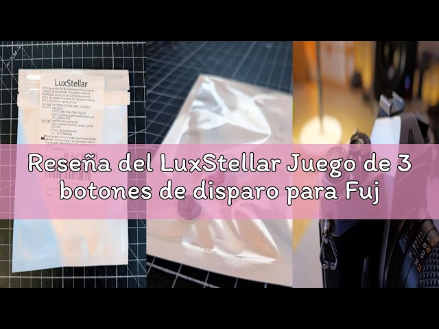 Vídeo relacionado con TMZELOA Paquete de 3 Botones Disparadores, Botones de Liberación Suave Botones Cóncavos de Aleación de Aluminio para Fuji X100VI X100V X100F X-T20 X-T4 X-T3 X-T2 X-T30 X-PRO3 X-PRO2 X100T X-E5 X-E4