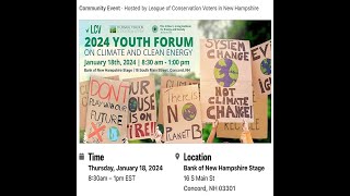 2024 YOUTH FORUM ON CLIMATE ACTION AND CLEAN ENERGY
