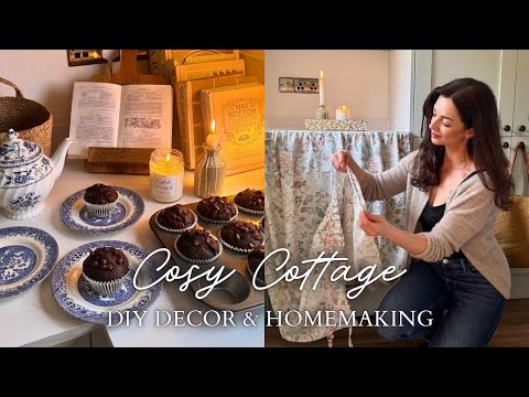 Cosy Homemaking & DIY Cottage Kitchen & Pantry Decor | Slow Living in the English Countryside Vlog