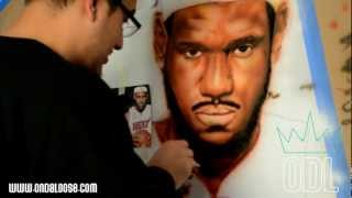 Lebron James Mural by ON DA LOOSE