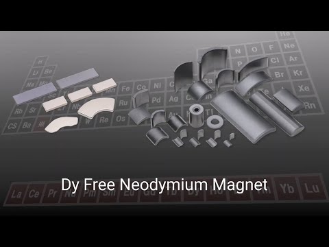 Dy Free Neodymium Magnet Video